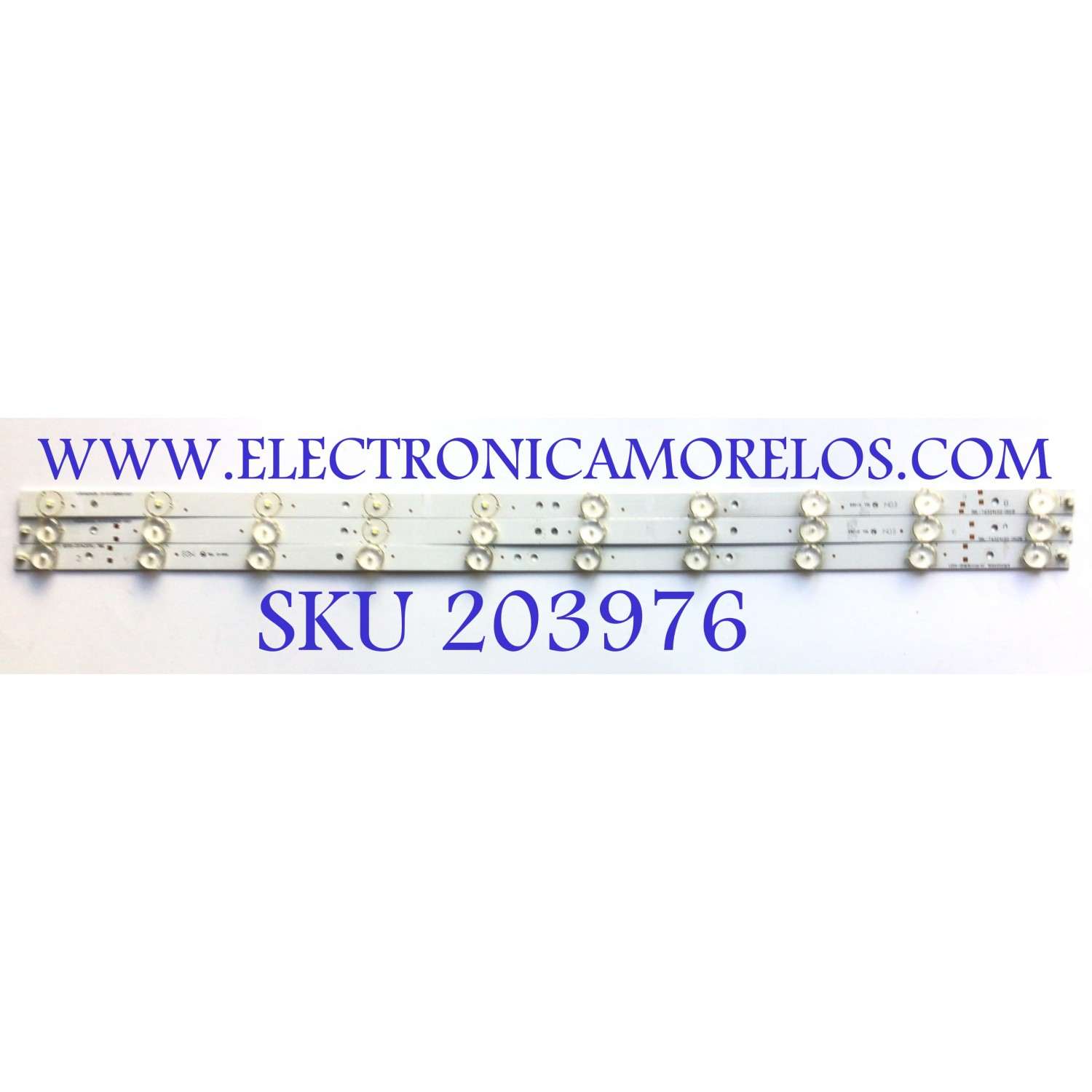 KIT DE LED'S PARA TV WENSTINGHOUSE ( 3 PZ ) / NUMERO DE PARTE 3BNL-T6324102-001B / 3BNL-T6324102-002B / 6050020035 / JS-HY33EBHD-0021 / MODELO DWM32H1Y1